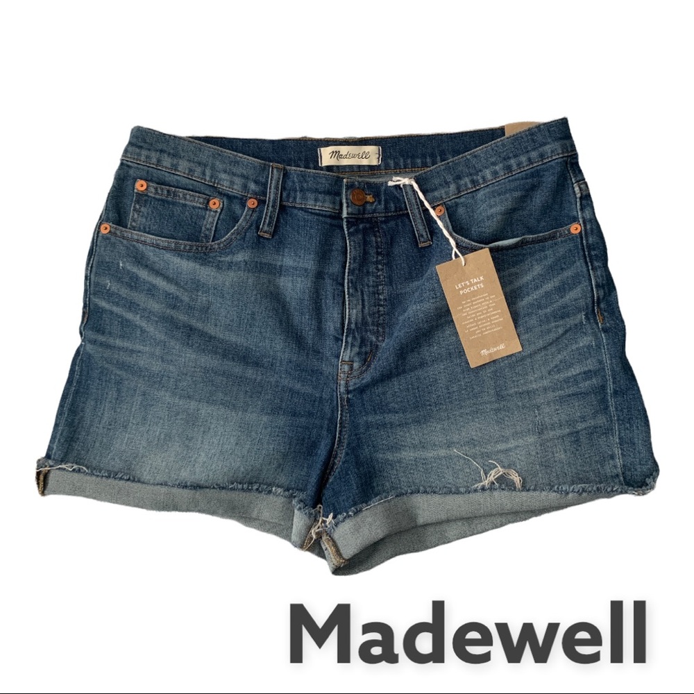 Madewell High Rise Denim Shorts, Size 32 ~ FREE SHIPPING